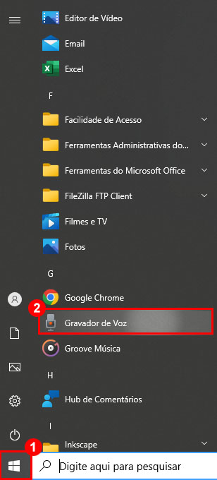 gravador de voz